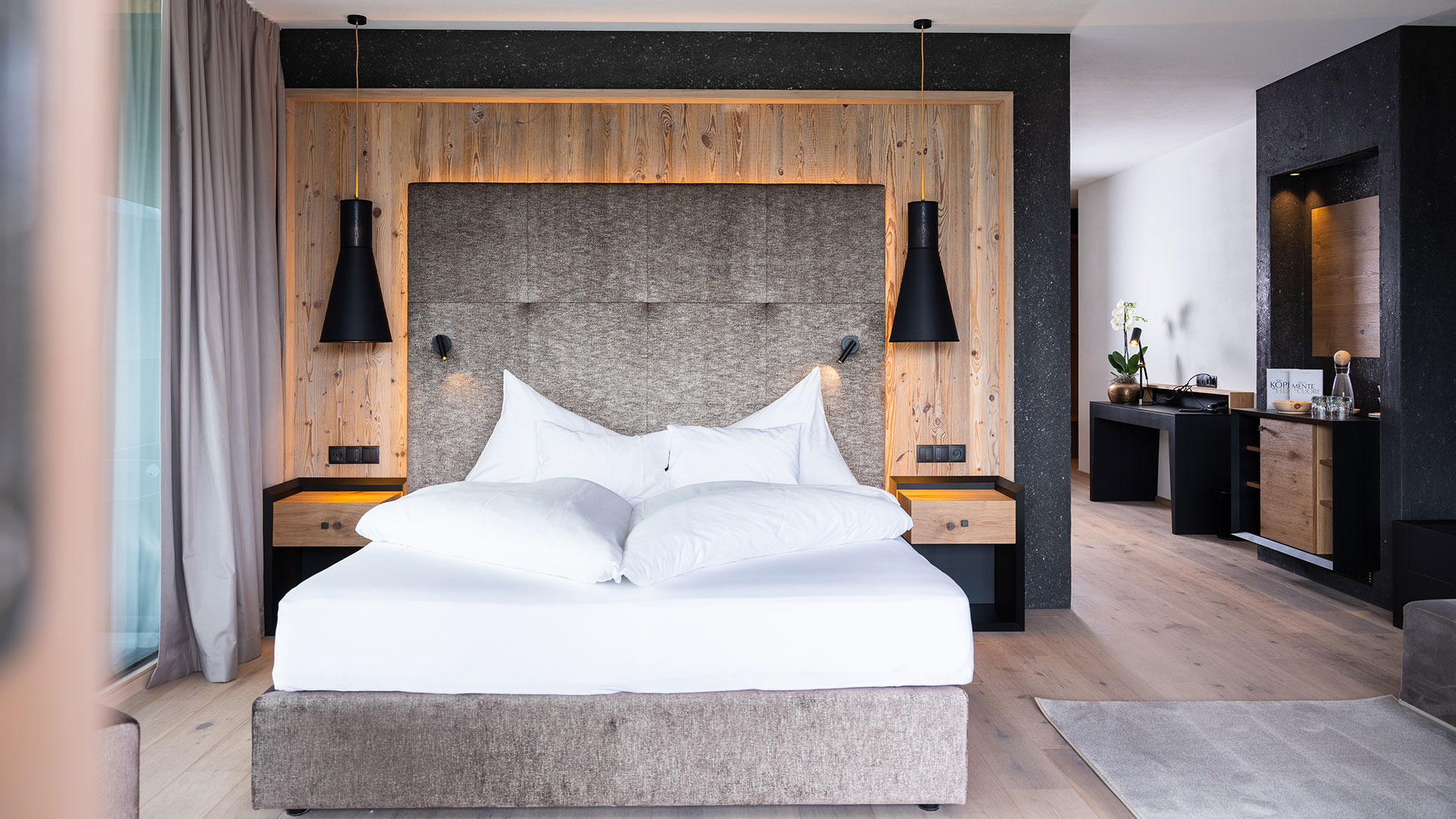 Camere e suites dell'Hotel Alpen Tesitin