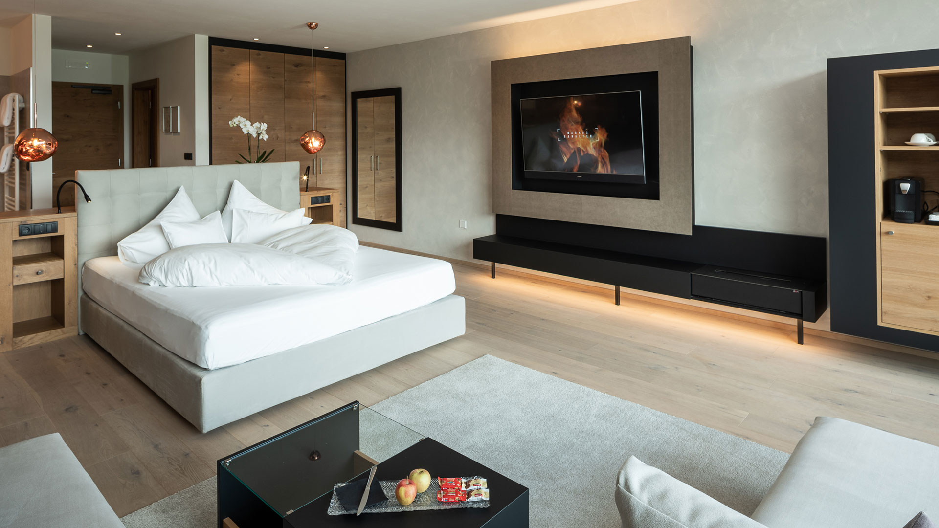 Camere e suites dell'Hotel Alpen Tesitin
