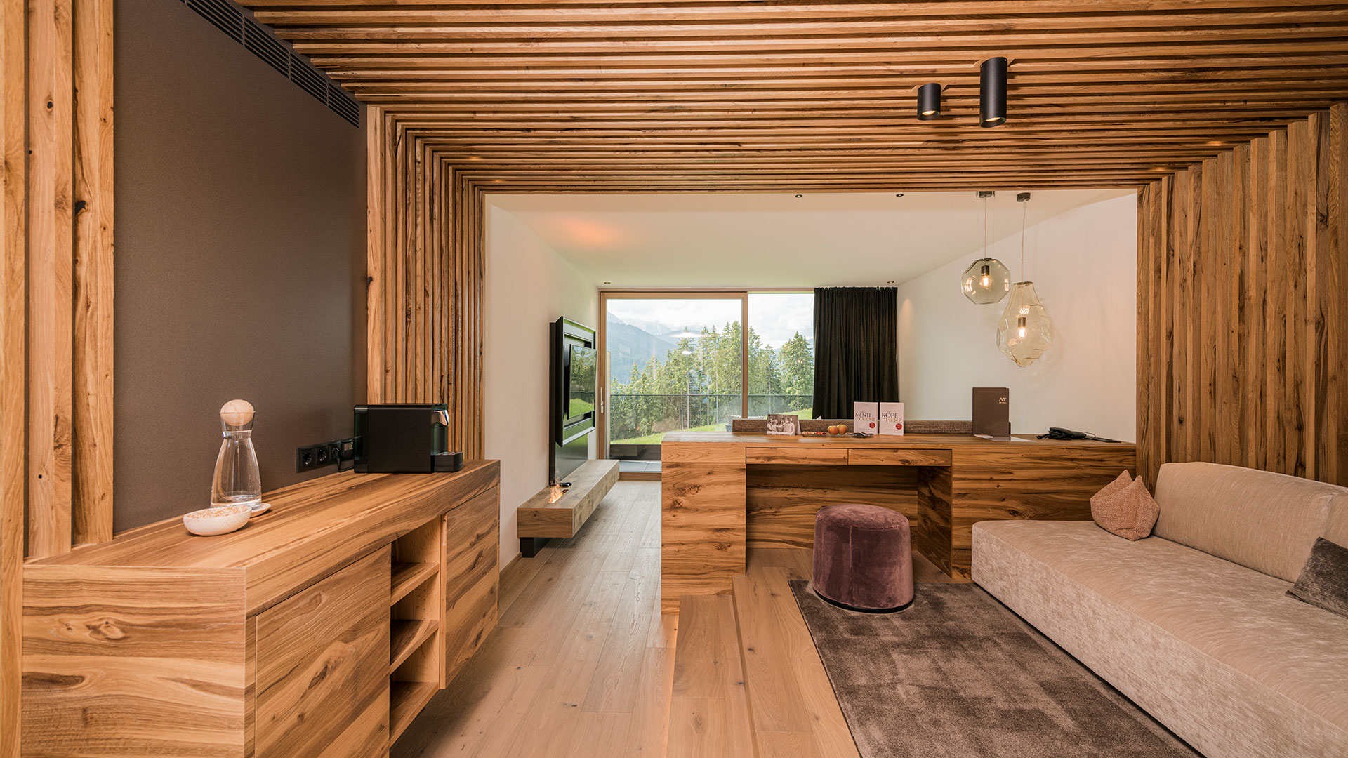 Camere e suites dell'Hotel Alpen Tesitin