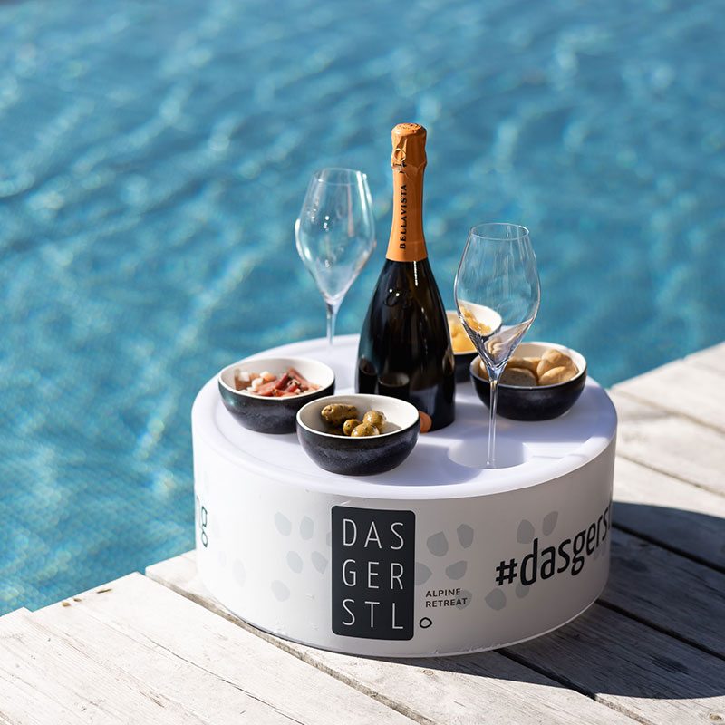 Whirlpool Apéro nella vasca idromassaggio privata